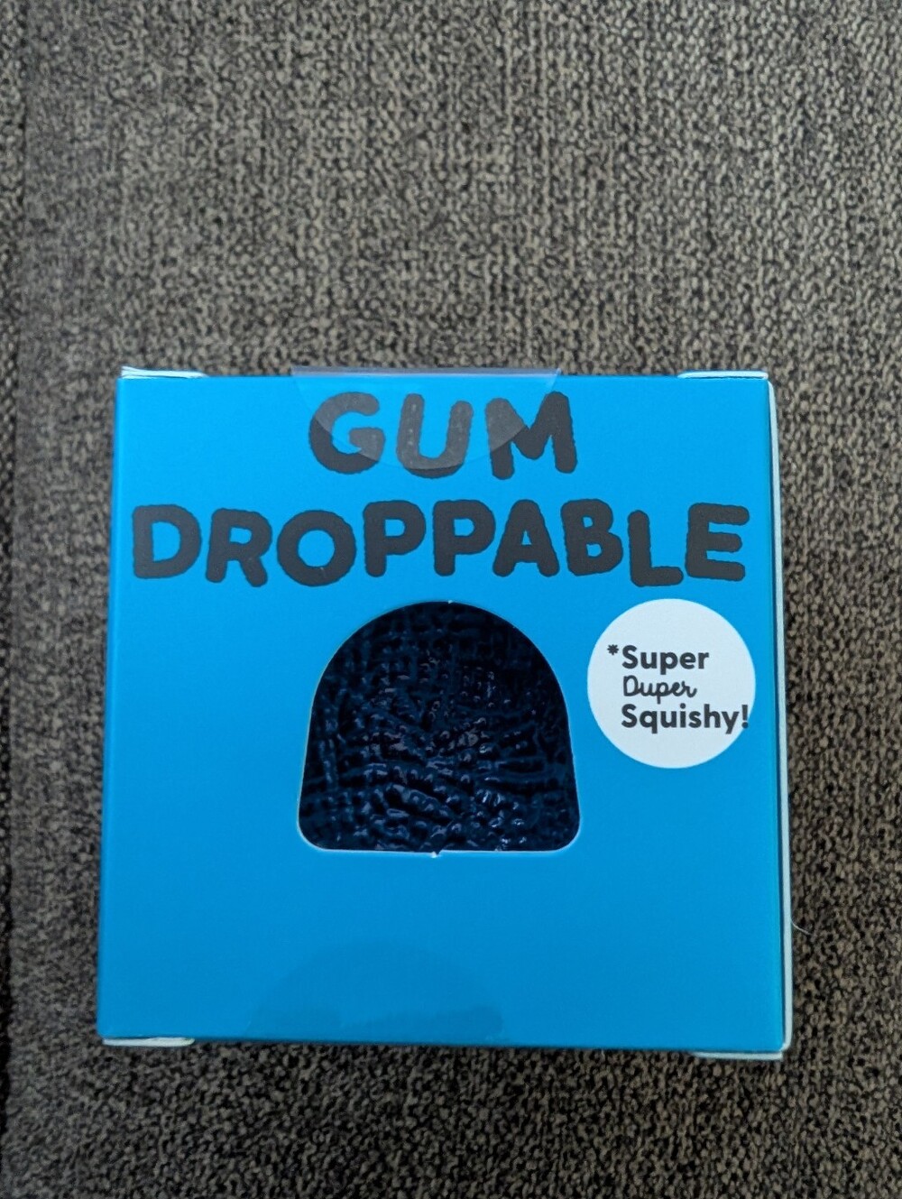 Gum Droppable Squishy Toy - Blue